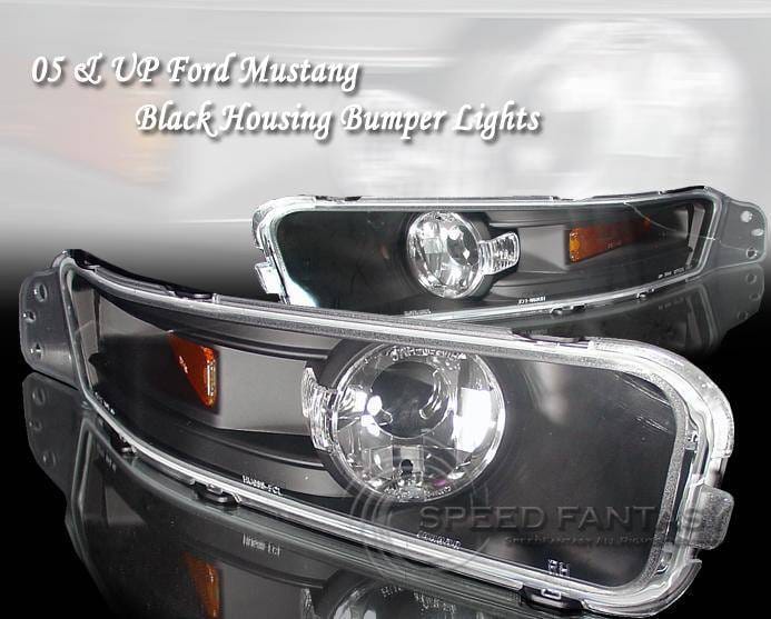 Black Amber Turn Signal Light