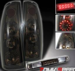 Smoke LED Taillights With Third Brake Light
