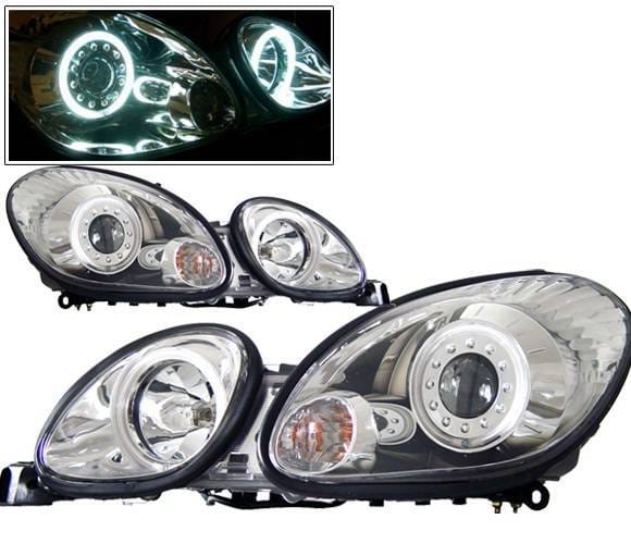 Lexus GS 4 Car Option Halo Projector Headlights - Chrome CCFL - LP-LGS98CC-KS