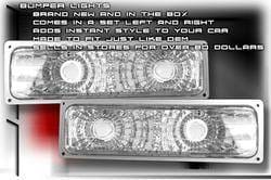Clear Bumper Lights