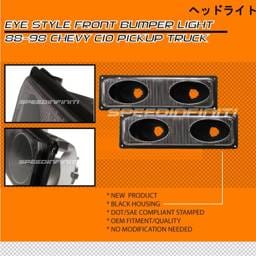 Black Eye Style Bumper Lights