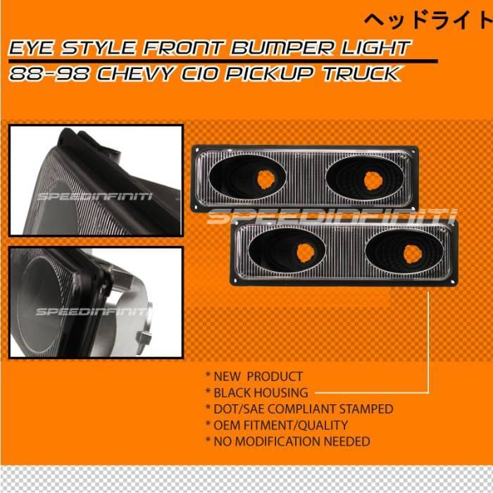 Black Eye Style Bumper Lights
