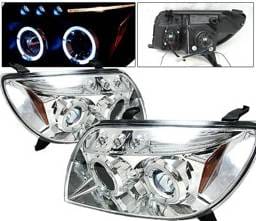 Toyota 4Runner 4 Car Option Dual Halo Projector Headlights - Chrome - LP-T4R03CB-5