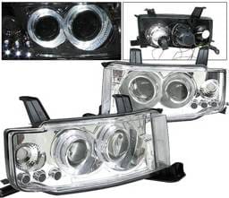 Scion xB 4 Car Option Dual Halo Projector Headlights - Chrome - LP-TS02CC-1