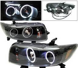 Scion xB 4 Car Option Halo Projector Headlights - Black CCFL - LP-TS08BC-KS