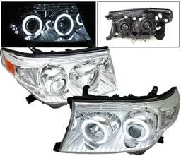 Toyota Land Cruiser 4 Car Option CCFL Halo Headlights - Chrome - LP-TLC08CF-KS