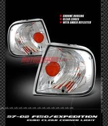 Chrome Amber Corner Lights