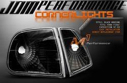 JDM Black Corner Lights
