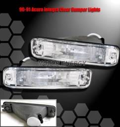 JDM Clear Bumper Lights