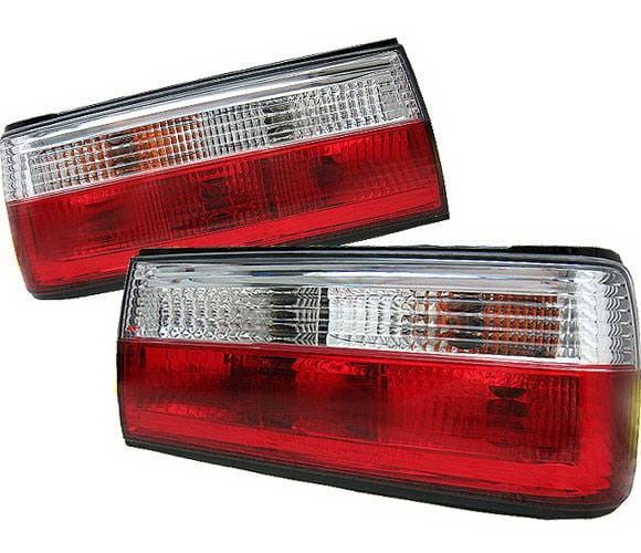 BMW 3 Series 4 Car Option Taillights - Red & Clear - LT-BE30RC-9