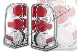 Cadillac Escalade 4 Car Option Altezza Taillights - Chrome - LT-CAE02A-YD