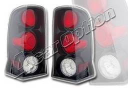 Cadillac Escalade 4 Car Option Altezza Taillights - Black - LT-CAE02JB-YD