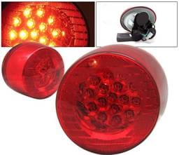 Chevrolet Cobalt 4 Car Option LED Taillights - Red & Clear - LT-CCBT05LEDRC-KS