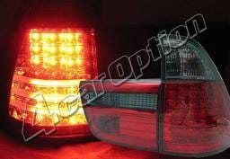 BMW X5 4 Car Option LED Taillights - Red & Smoke - LT-BE5300LEDRSM-YD