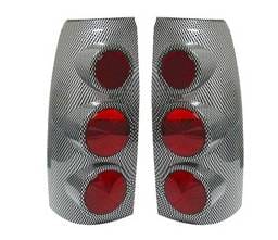 Chevrolet C10 4 Car Option Taillight Cover - Carbon Fiber - LTC-GC88CF