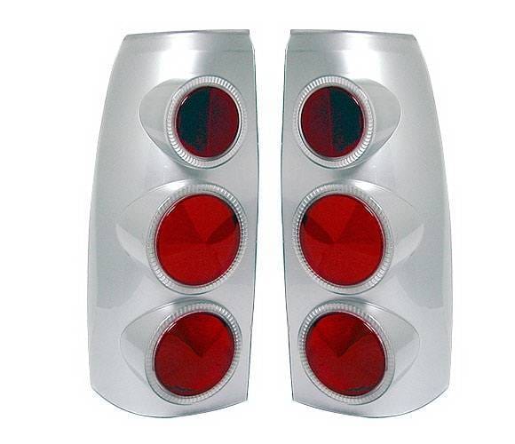 Chevrolet C10 4 Car Option Taillight Cover - Silver - LTC-GC88S
