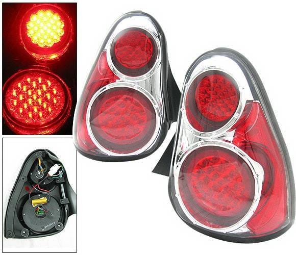 Chevrolet Monte Carlo 4 Car Option LED Taillights - Chrome - LT-CMC00LEDC-DP