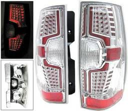 Chevrolet Tahoe 4 Car Option LED Taillights - Chrome - LT-CST07LEDC-7