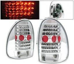 Dodge Caravan 4 Car Option LED Taillights - Chrome - LT-DC96LEDC-KS