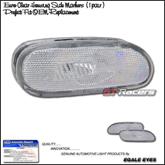 Clear Side Marker Bumper Lights