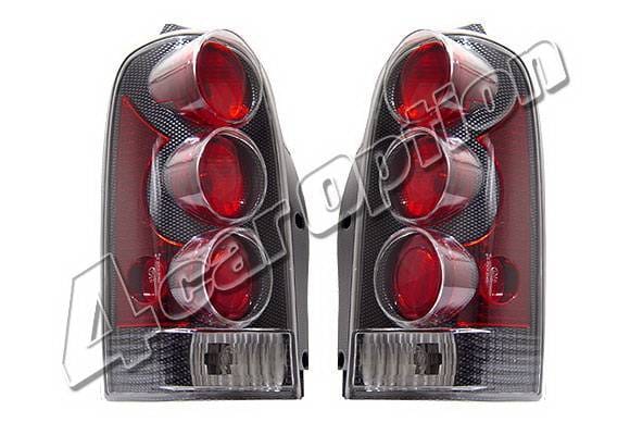 Chevrolet Venture 4 Car Option Taillights - Carbon Fiber Style - LT-CV97CF-KS