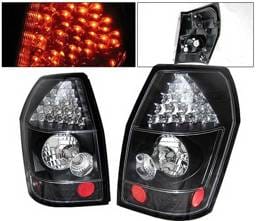 Dodge Magnum 4 Car Option LED Taillights - Black - LT-DMAG05LEDJB-YD