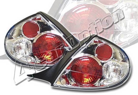 Dodge Neon 4 Car Option Altezza Taillights - Chrome - LT-DN00A-YD