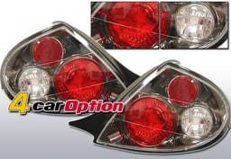Dodge Neon 4 Car Option Altezza Taillights - Gunmetal - LT-DN00G-YD