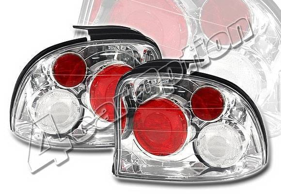 Dodge Neon 4 Car Option Altezza Taillights - Chrome - LT-DN954A-YD