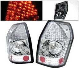 Dodge Magnum 4 Car Option LED Taillights - Chrome - LT-DMAG05LEDC-YD