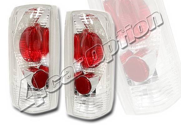 Ford Bronco 4 Car Option Altezza Taillights - Chrome - LT-FB92A-KS