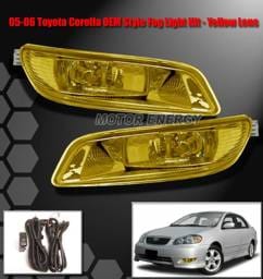 JDM Yellow Fog Lights