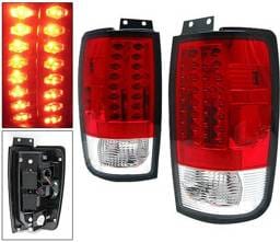 Ford Expedition 4 Car Option LED Taillights - Red - LT-FE97LEDR