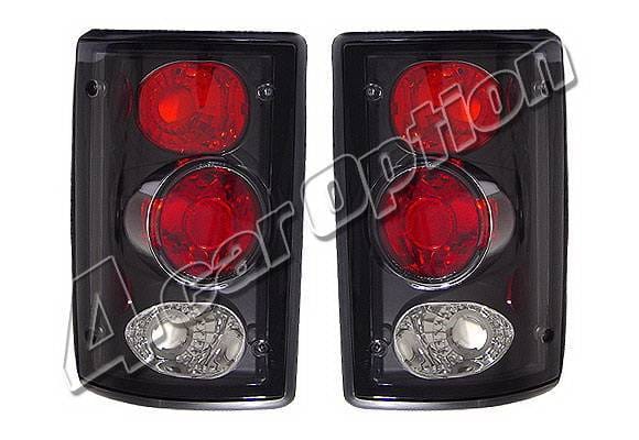 Ford Excursion 4 Car Option Taillights - Black - LT-FEC00JB-KS