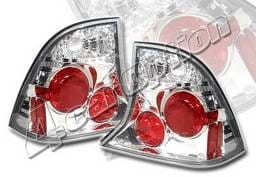 Ford Focus 4DR 4 Car Option Altezza Taillights - Chrome - LT-FF004A-YD
