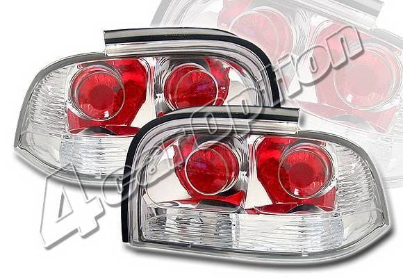 Ford Mustang 4 Car Option Altezza Taillights - Chrome - LT-FM94A-KS