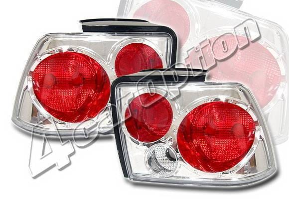 Ford Mustang 4 Car Option Altezza Taillights - Chrome - LT-FM99A-KS