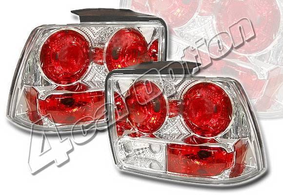 Ford Mustang 4 Car Option Altezza Taillights - Chrome - LT-FM99A-YD