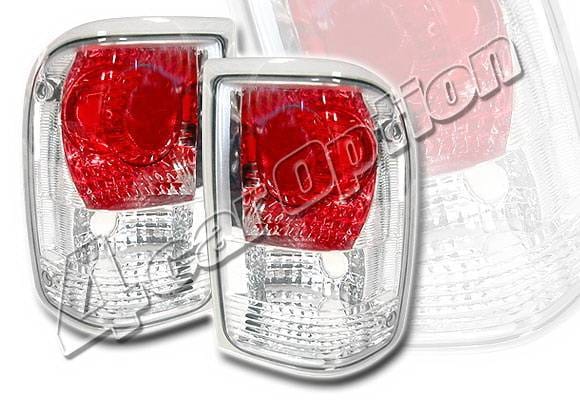 Ford Ranger 4 Car Option Altezza Taillights - Chrome - LT-FR93A-KS
