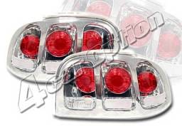 Ford Mustang 4 Car Option Altezza Taillights - Chrome - LT-FM96A-KS