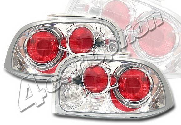 Ford Mustang 4 Car Option Altezza Taillights - Chrome - LT-FM96A-YD