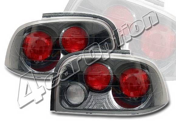 Ford Mustang 4 Car Option Altezza Taillights - Carbon Fiber Style - LT-FM96F-YD