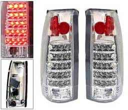 GMC C10 4 Car Option LED Altezza Taillights - Chrome - LT-GC88AC-LED