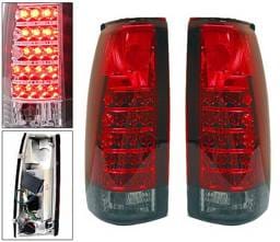 GMC C10 4 Car Option LED Altezza Taillights - Red & Smoke - LT-GC88RSM-LED