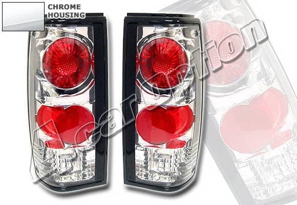Chevrolet S10 4 Car Option Altezza Taillights - Chrome - LT-GS82A1-KS