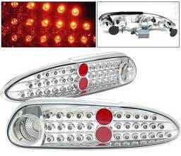 Chevrolet Camaro 4 Car Option LED Taillights - Chrome - LT-GCC93LEDC-KS