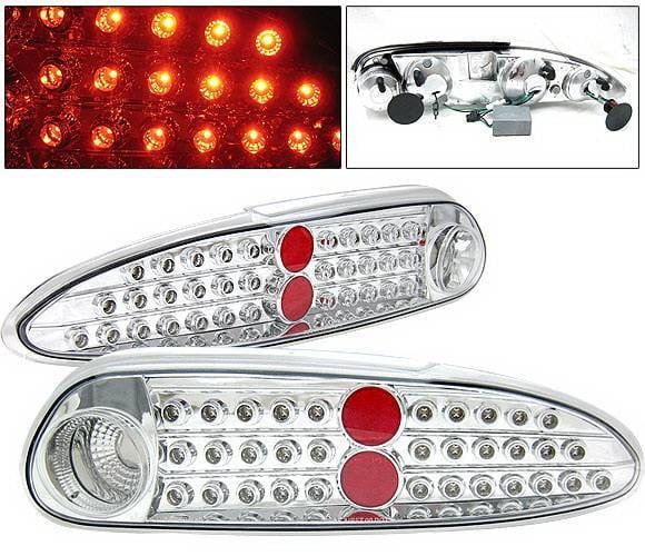Chevrolet Camaro 4 Car Option LED Taillights - Chrome - LT-GCC93LEDC-KS