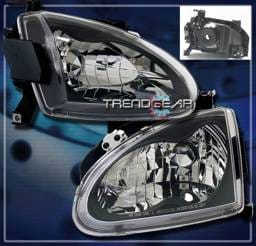 Chrome Crystal Head Lights