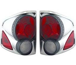 Chevrolet S10 4 Car Option 3D Style Taillights - Chrome - LT-GS94DA-9