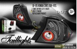 Black Altezza LED Tail Lights